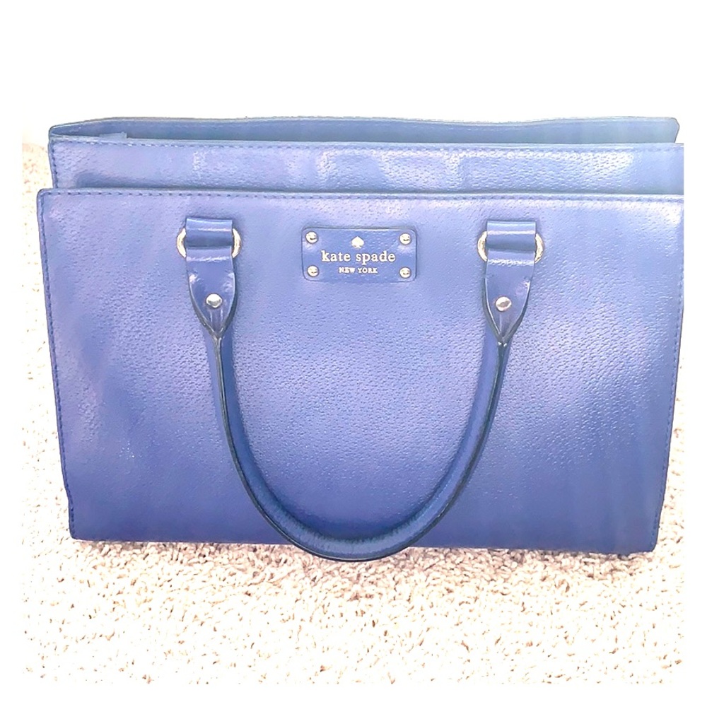 kate spade Blue Leather Satchel